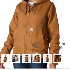 Carhartt WOMEN'S ACTIVE JAC - LOOSE FIT - WASHED DUCK